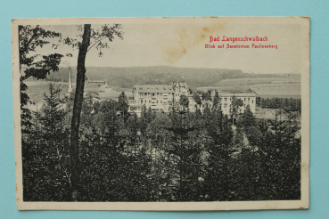 Ansichtskarte AK Bad Langenschwalbach 1920er Jahre Sanatorium Paulinenberg Architektur Ortsansicht Hessen